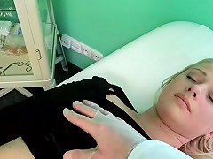 Bamby in Doctors cock heals sexy squirting blondes injury FakeHospital